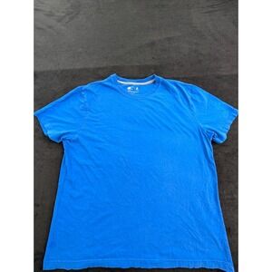 Xersion Xtreme Tee Blue Short Sleeve Cotton T-Shirt Men's 2XL‎